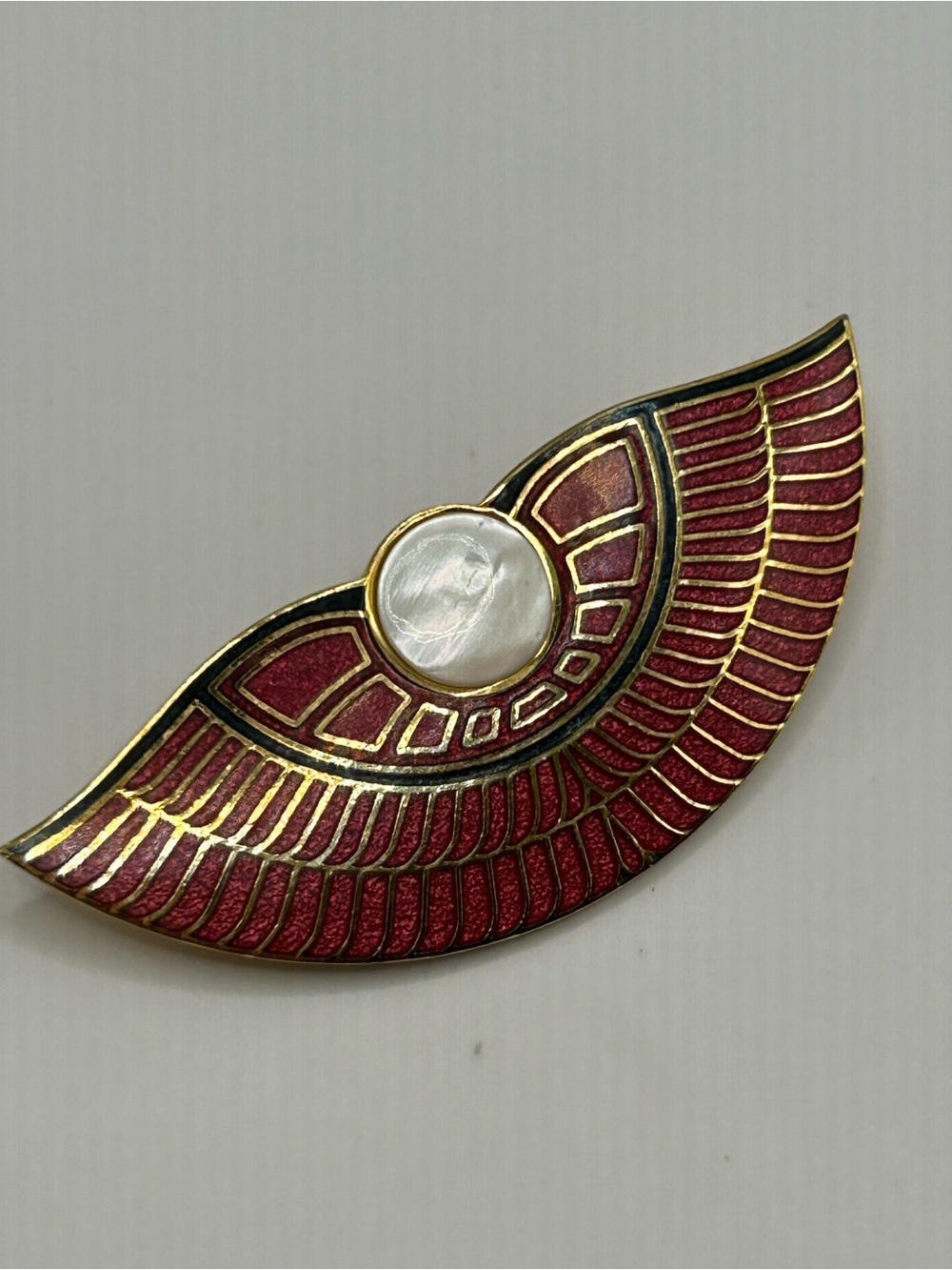 Isle of Paradise Egyptian Wing Style Brooch